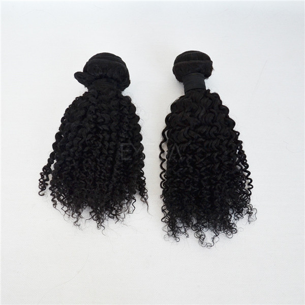 Natural unprocessed malaysian hair extensions afro curl kinky curly YJ161